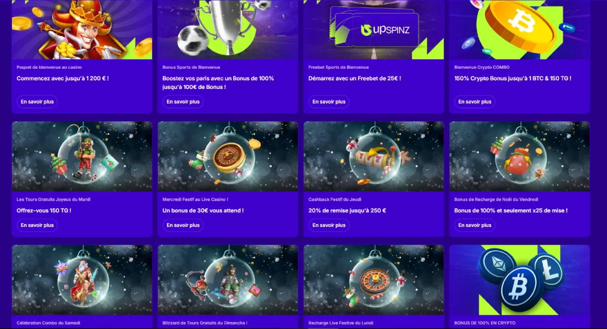 upspinz casino bonus